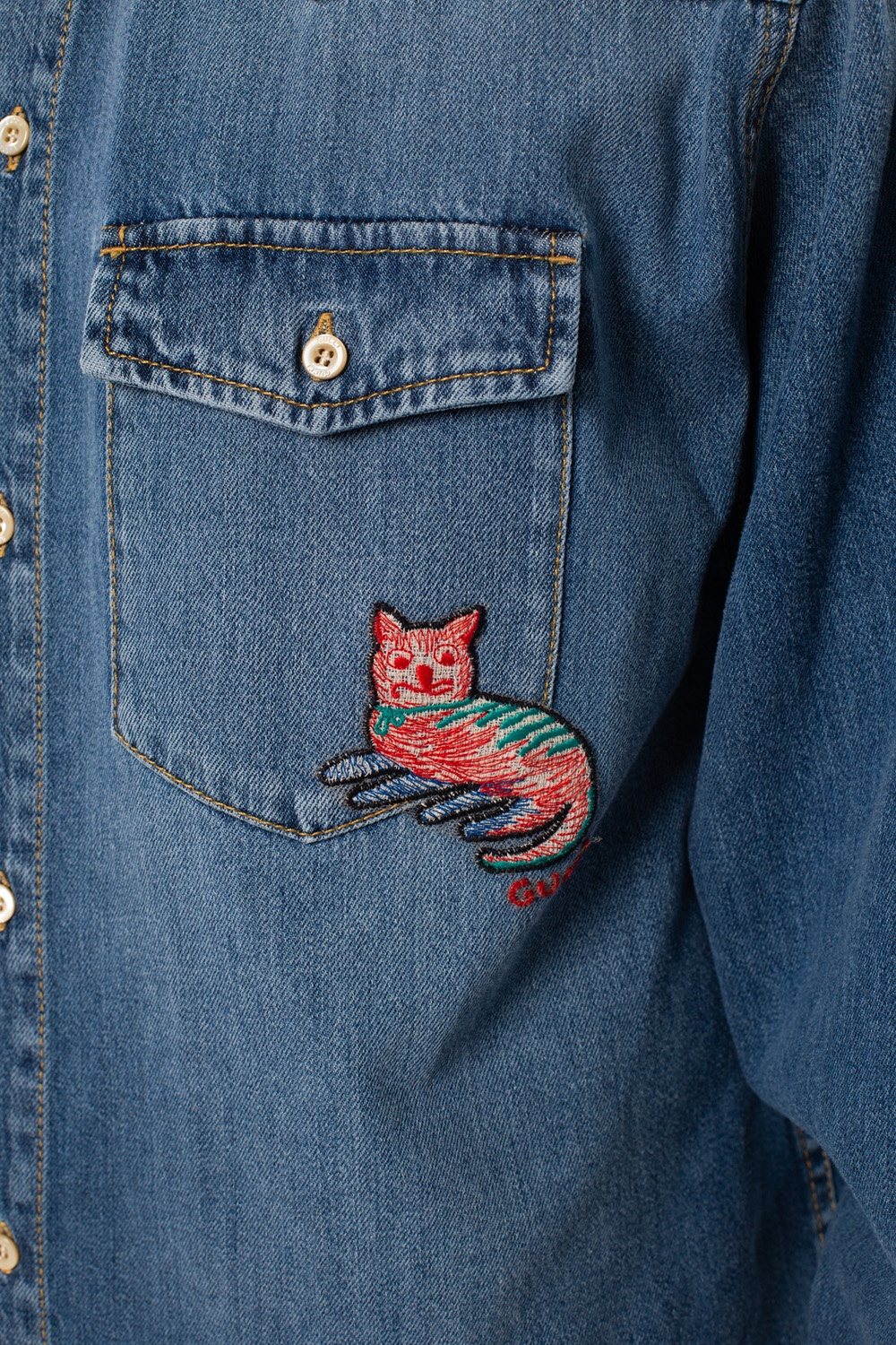 Gucci Denim jacket with patch